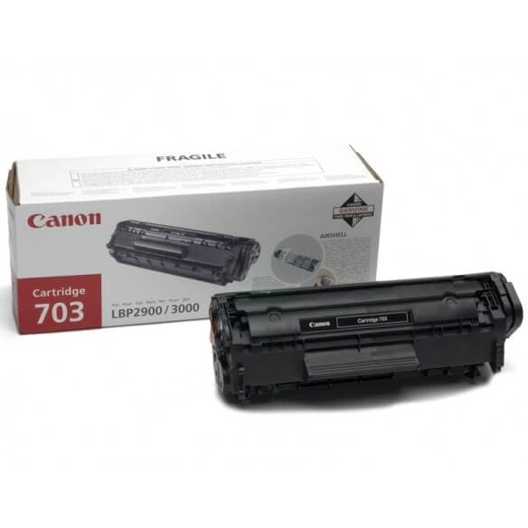 Canon 703 cartouche de toner noir 2000 pages d'origine pour LBP-300 - 7616A005