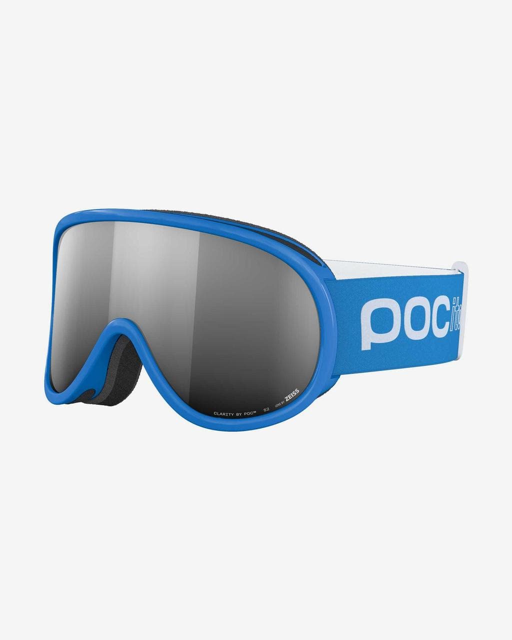 Masque POC POCito Retina bleu avec lentille Clarity Partly Sunny Silver enfant