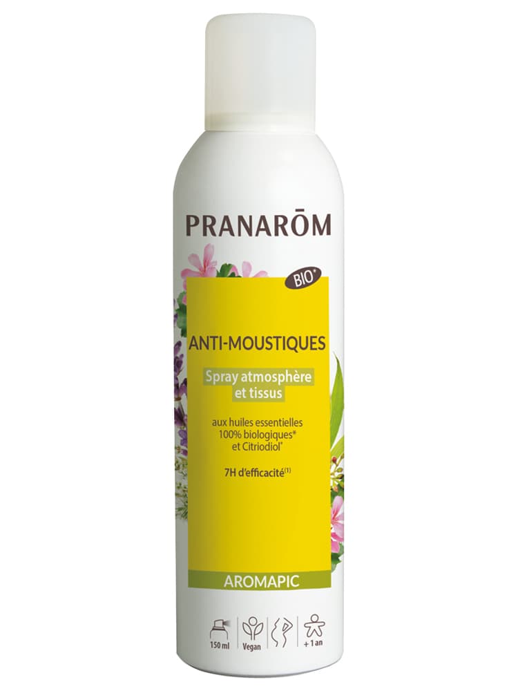 Pranarôm Aromapic Spray Anti-Moustiques Atmosphère et Tissus 150 ml