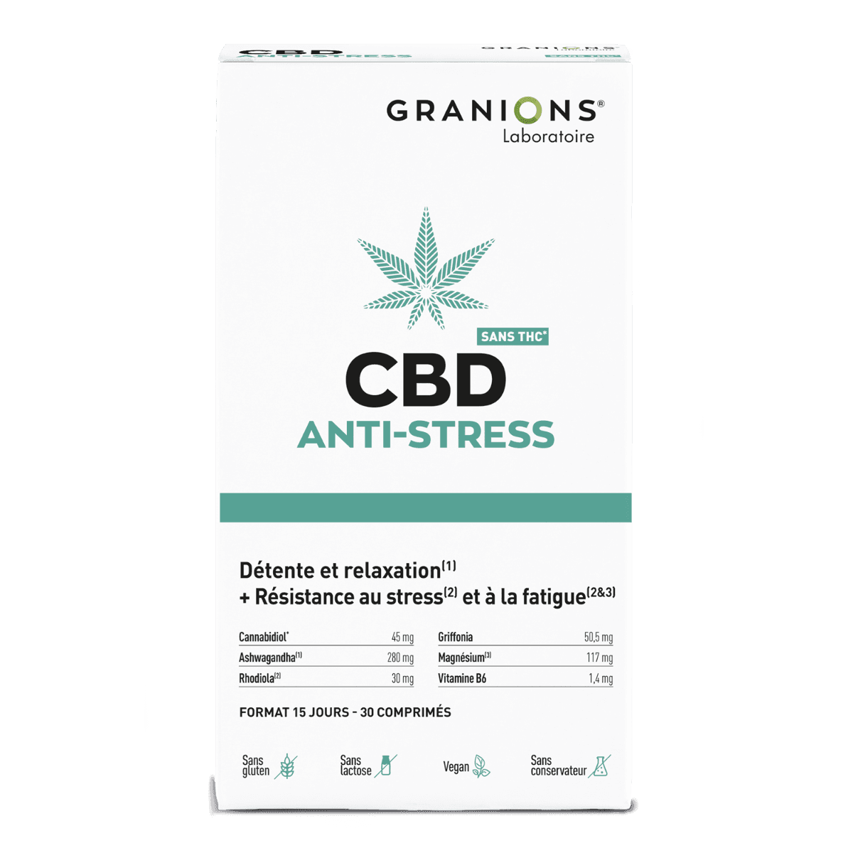 Comprimés CBD Anti-stress